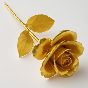 Vintage Forever Rose 24K Gold Dipped Rose Decor Love Gift Floral Anniversary